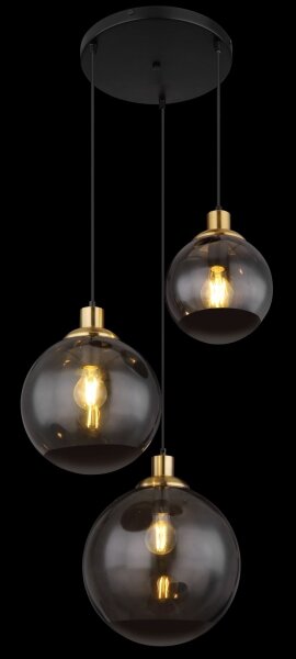 Globo 15860-3H - Пендел POTTER 3xE27/40W/230V