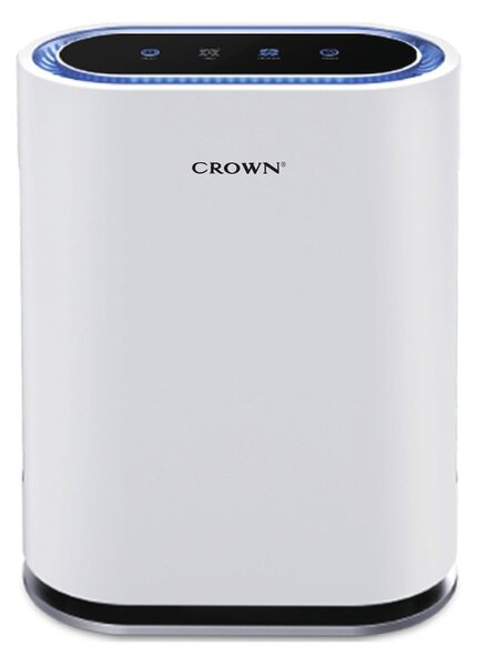 Пречиствател на въздух Crown AER60UV, 60W, 4 скорости, UV светлина, йонизатор, HEPA филтър, бял