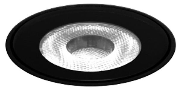 Wever & Ducré Lighting WEVER DUCRÉ LED лампа за вграждане в пода Blink 1.0, черна, без рамка, Черен, Алуминий, Осветителни тела за вграждане кръгли
