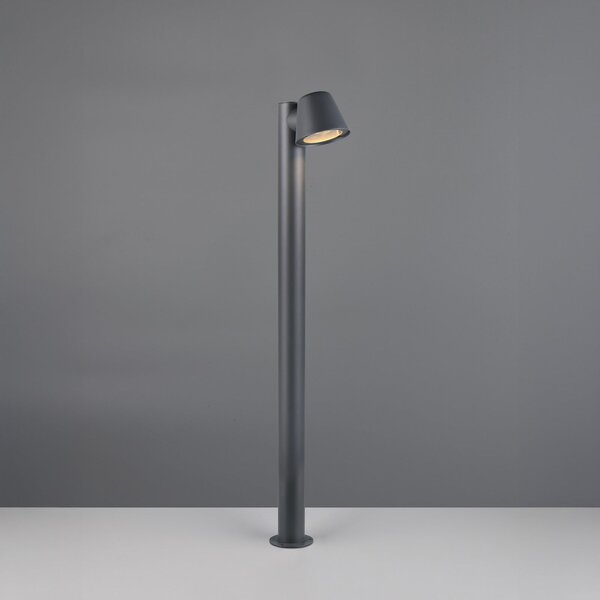 Trio Lighting Осветление за пътеки Beni, матово черно, височина 100 cm, метал, Затъмняване, Черен, Метал, Модерен