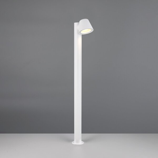 Trio Lighting Осветление за пътеки Beni, бяла матова, височина 100 cm, метал, Затъмняване, Черен, Метал, Модерен