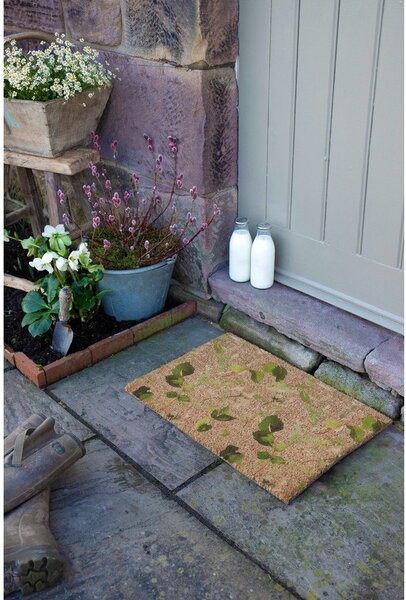 Изтривалка от кокосови влакна 40x60 cm Watercolour Leaves – Artsy Doormats