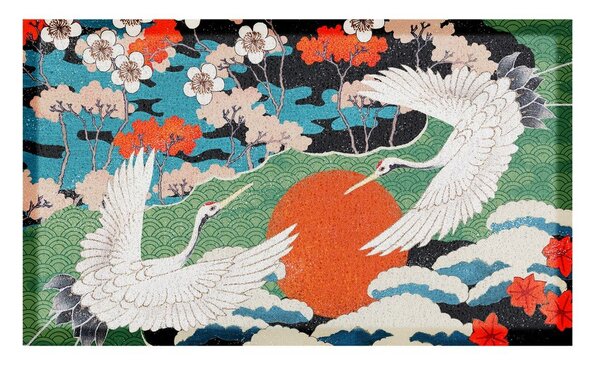 Изтривалка 40x70 cm Japanese Bird – Artsy Doormats