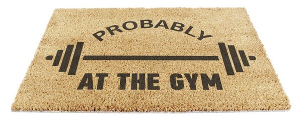 Изтривалка от кокосови влакна 40x60 cm Probably At The Gym – Artsy Doormats