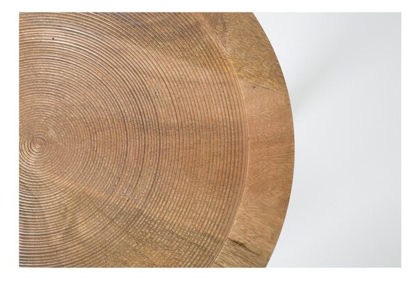 Масичка за кафе от мангово дърво Dendron, ⌀ 43 cm - Zuiver