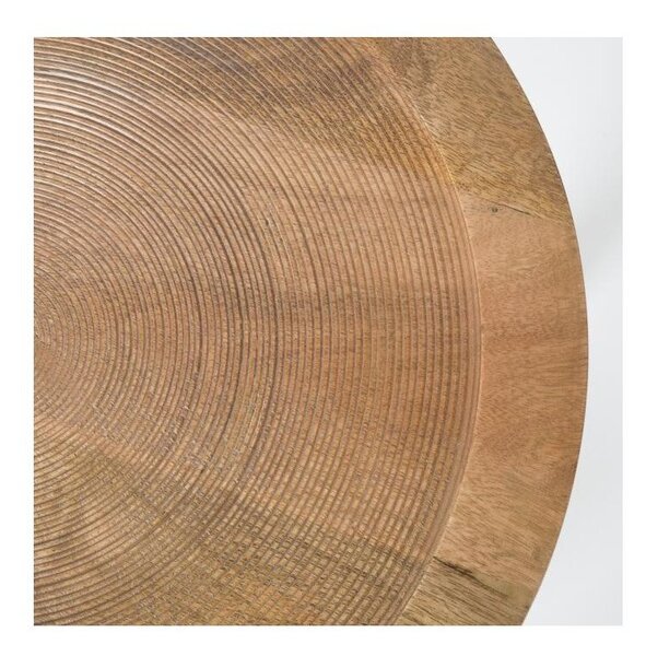 Масичка за кафе от мангово дърво Dendron, ⌀ 43 cm - Zuiver