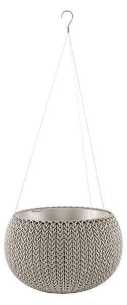 Пластмасова висяща стенна саксия за цветя ø 28 cm Cozy – Keter