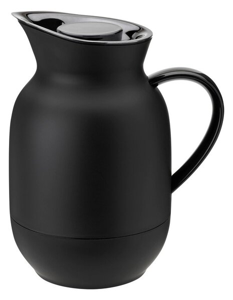 Черна пластмасова термо кана 1 l Amphora – Stelton