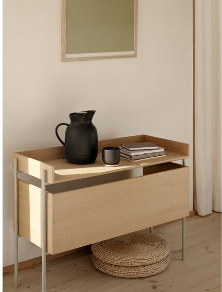 Черна пластмасова термо кана 1 l Amphora – Stelton