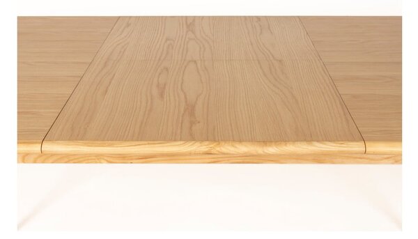 Сгъваема трапезна маса с допълнителна плоча с дъбов плот 90x180 cm Twist – Zuiver