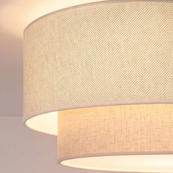 Brilagi - LED полилей на кабел BOHO ECO 1xE27/10W/230V пр. 40 см в кремав цвят