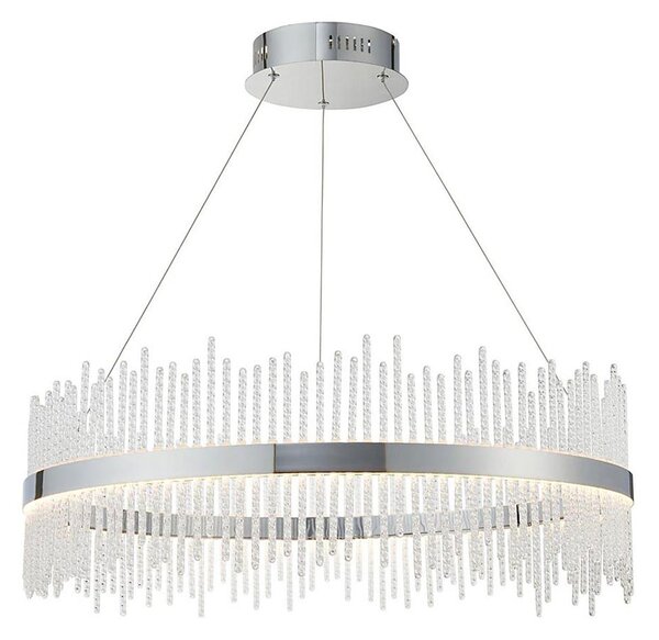 Endon 107108 - LED полилей на кабел LED/56W/230V 3000K лъскав хром