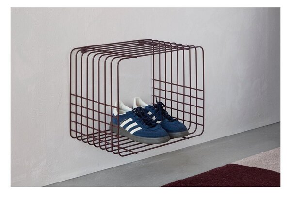 Бордо на няколко нива метален стенен рафт 38 cm Wire – Mette Ditmer Denmark
