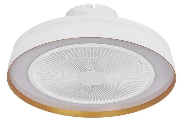 Osram - димируема LED таванна лампа с вентилатор CEILING FAN LED/49W/230V бяла/златна + дистанционно управление