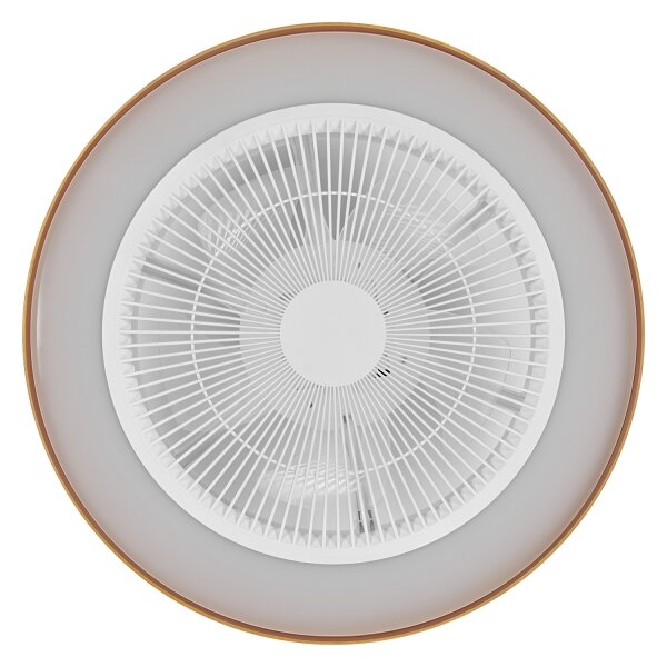 Osram - димируема LED таванна лампа с вентилатор CEILING FAN LED/49W/230V бяла/златна + дистанционно управление
