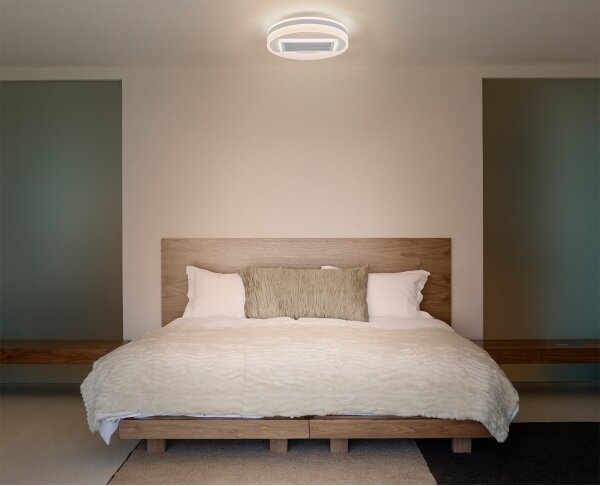 Osram - LED димируемо таванно осветително тяло с вентилатор CEILING FAN LED/55W/230V бяло+ДУ