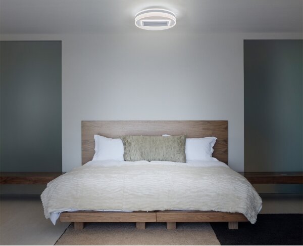 Osram - LED димируемо таванно осветително тяло с вентилатор CEILING FAN LED/55W/230V бяло+ДУ