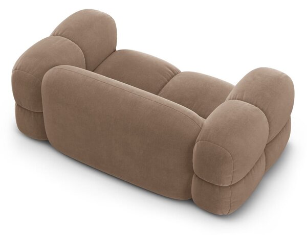 Кафяв кадифен диван 180 cm Loretto – Cosmopolitan Design