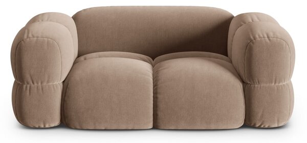 Кафяв кадифен диван 180 cm Loretto – Cosmopolitan Design