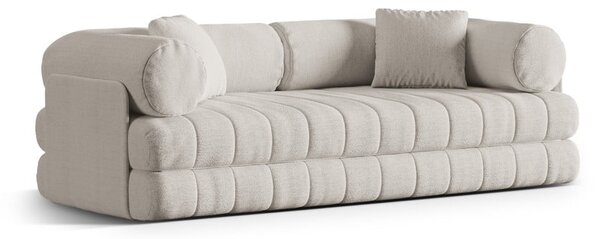 Бежов сгъваем диван от прежда с примки от букле 206 cm Kemi – Cosmopolitan Design