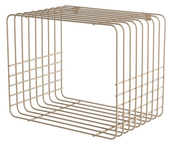 Бежов на няколко нива метален стенен рафт 38 cm Wire – Mette Ditmer Denmark