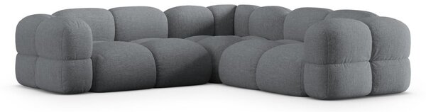 Сив ъглов диван Loretto – Cosmopolitan Design