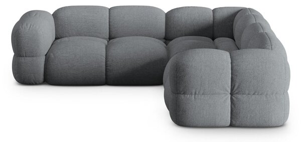 Сив ъглов диван Loretto – Cosmopolitan Design