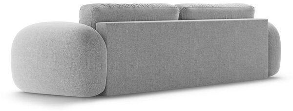 Светлосив шенилов сгъваем/с място за съхранение диван 262 cm Tonale – Cosmopolitan Design