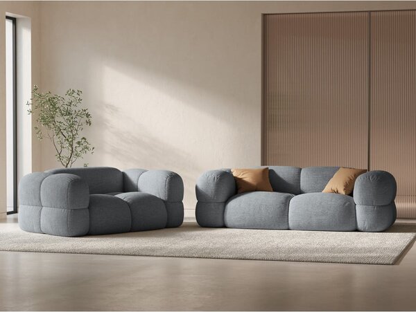 Сив диван 210 cm Loretto – Cosmopolitan Design