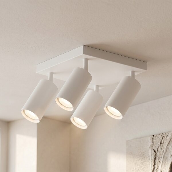 Brilagi - Точково осветително тяло SELE SQUARE 4xGU10/30W/230V бяло