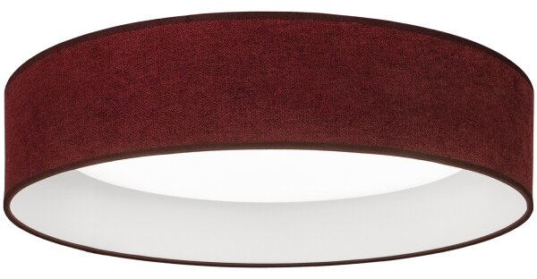 Brilagi - LED таванно осветително тяло VELVET SIMPLE, 24W, 230V, 4000K, Ø 45 см, бордо