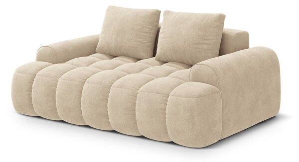 Бежов кадифен диван 175 cm Linz – Cosmopolitan Design