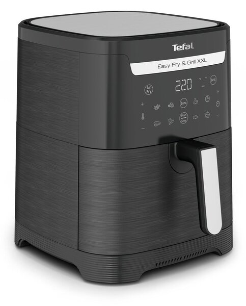 Черен фритюрник с горещ въздух Easy Fry & Grill XXL EY801815 – Tefal