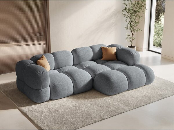 Сив ъглов диван (десен ъгъл) Loretto – Cosmopolitan Design