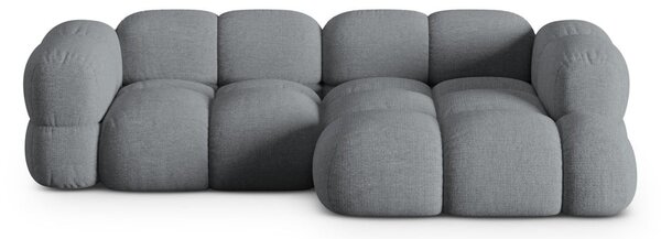 Сив ъглов диван (десен ъгъл) Loretto – Cosmopolitan Design