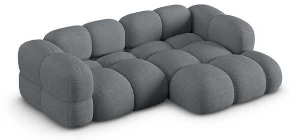 Сив ъглов диван (десен ъгъл) Loretto – Cosmopolitan Design