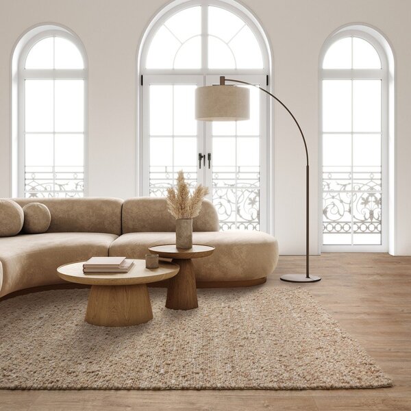 Бежов ръчно изработен вълнен килим 120x170 cm Adler Honey – Asiatic Carpets