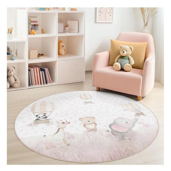 Детски килим подходящ за пране ø120 cm Dainty Animals – Mila Home