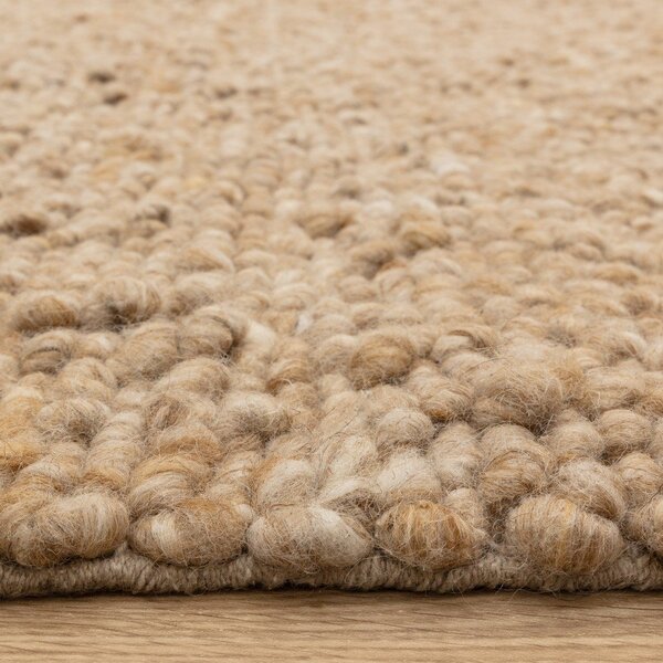 Бежов ръчно изработен вълнен килим 120x170 cm Adler Honey – Asiatic Carpets