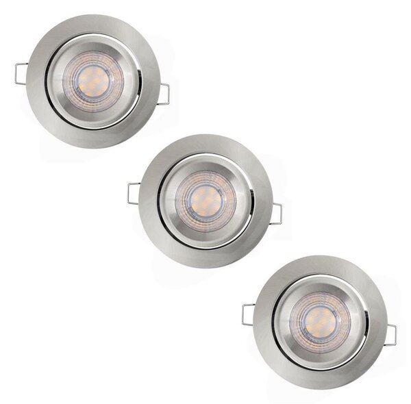 Osram - Комплект от 3 димируеми вградени LED осветителни тела LED/4,9W/230V