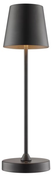 Brilliant - LED димируема акумулаторна сензорна настолна лампа ELORA LED/2,5W/5V 2700K IP44 черна