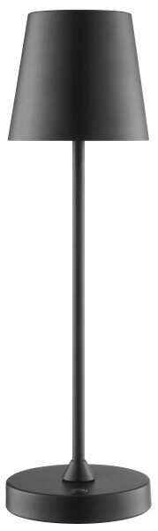 Brilliant - LED димируема акумулаторна сензорна настолна лампа ELORA LED/2,5W/5V 2700K IP44 черна