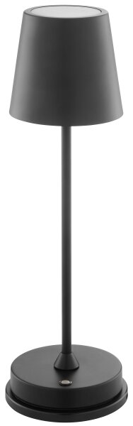 Brilliant - LED димируема акумулаторна сензорна настолна лампа ELORA LED/2,5W/5V 2700K IP44 черна