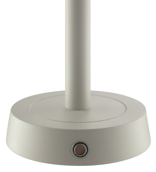 Brilliant - LED димируема акумулаторна настолна лампа с докосване RAZOR LED/2,5W/5V 2700K IP44 сива