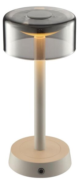 Brilliant - LED димируема акумулаторна настолна лампа с докосване RAZOR LED/2,5W/5V 2700K IP44 сива