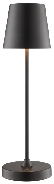 Brilliant - LED димируема акумулаторна сензорна настолна лампа ELORA LED/2,5W/5V 2700K IP44 черна