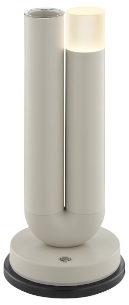 Brilliant - димируема презареждаема сензорна настолна лампа SAYU LED/2,5W/5V 2700K IP44 сива