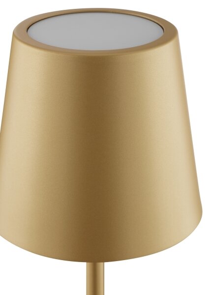 Brilliant - LED димируема акумулаторна сензорна настолна лампа ELORA LED/2,5W/5V 2700K IP44 златна