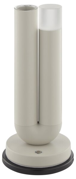 Brilliant - димируема презареждаема сензорна настолна лампа SAYU LED/2,5W/5V 2700K IP44 сива