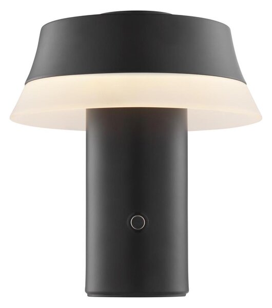 Brilliant - димируема презареждаема сензорна настолна лампа KINICH LED/2,5W/5V 2700K черна